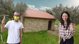 Our Old Abandoned Farm Renovation continues | DIY Tiny Cabin house