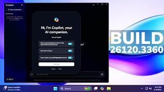 New Windows 11 Build 26120.3360 – New Native Copilot App, New Task Manager Option (Beta and Dev)