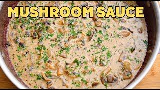 Everybody is asking for this MUSHROOM SAUCE recipe!