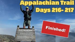 Appalachian Trail 2024 Days 216-217: Mount Katahdin