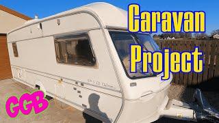 Introduction to our First caravan, Lunar Clubman, DIY repair and restoration, makeover,  part 1