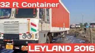 32 ft container, leyland, 2016 model, for sale, used truck, haryana, gurgaon, tata, benz, eicher