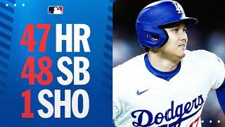 47 HR, 48 SB, 1 Shohei Ohtani | 大谷翔平ハイライト