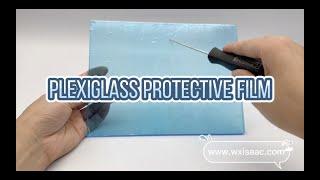 Protective Film For Plexiglass / Anti Scratch Self Adhesive Plastic Film For Acrylic Sheets