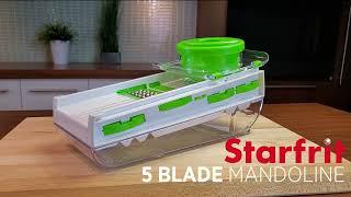 Starfrit 93087 Easy Mandoline (5 blades) DEMO