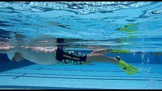 Using Fins - Learn to Swim - Freestyle for beginners - Using flippers - front crawl - freestyle kick