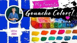 How to Choose Gouache Colors: My Current Palette & Favorite Shades