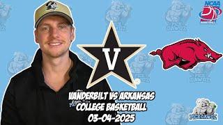 Vanderbilt vs Arkansas 3/4/25 Free College Basketball Picks and Predictions | NCAAB Pick