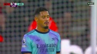 Sent Off William Saliba Red Card , Bournemouth vs Arsenal (2-0), Goals Results/Extended Highlights.