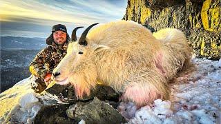 Record Book Mountain Billy Goat Hunt... Stuck on a mountain, in a snow storm, at night.