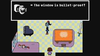 Undertale Papyrus couldn't break the window?