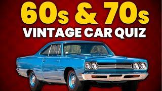 Guess 10 Muscle Cars from the 60s & 70s. How Many Do You Know?