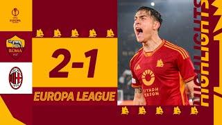 SEMI-FINALS! DAJE ROMA! | Roma 2-1 Milan | Europa League Highlights 2023-24