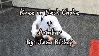 Fuji Sports: Knee On Neck Choke + Armbar (Jena Bishop)