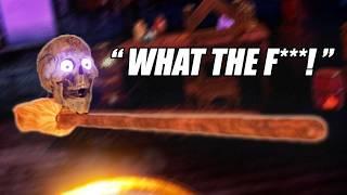 I Taught Skully To Ride A BROOMSTICK!?  : Waltz Of The Wizard