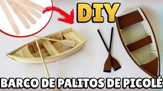 DIY: How to Make a Boat with Popsicle Sticks