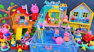 13 Minutes Satisfying with Unboxing Cute Peppa Pig Swimming Pool Toys Collection ASMR | Review Toys