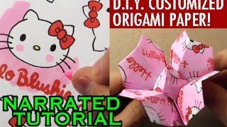 Customized Origami Challenge! How to Fold a Flower