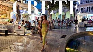 Heraklion Crete Saturday Night Out | Greece July 2024