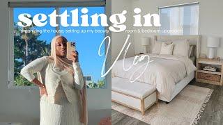 Organizing the new house & making the comfiest bed everrrr | Moving Vlog #4 | Aysha Harun