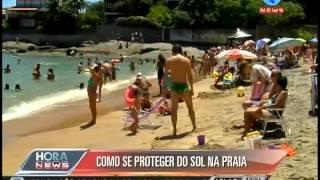 Como se proteger do sol na praia - Record News ES