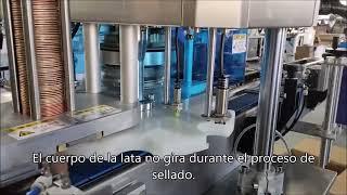 Fabricante automático de máquinas cerradoras de latas de papel pequeñas,máquina de sellado de tapa