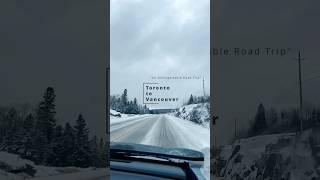 The ULTIMATE Canadian Winter Road Trip[Day-3]: Toronto to Vancouver #top #top10 #shorts