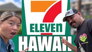 Eating 7-ELEVEN HAWAII Exclusive Items for the ENTIRE DAY - Affordable Eats OAHU, HAWAII