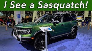 An Early Close Look at the Upcoming, 2025 Ford Bronco Sport Sasquatch!