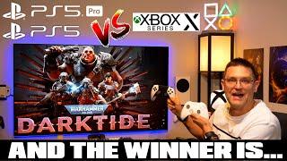 Warhammer: Darktide - PS5 Pro vs Xbox X vs PS5 - PSSR Is Good But Not Perfect - Performance Test