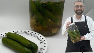 Half Sour Pickles (Fermented in Refrigerator)