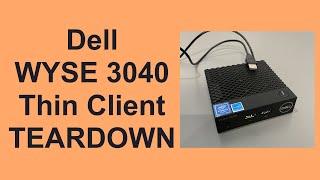 Dell Wyse 3040 Thin Client | Power Mod, Teardown, UEFI/BIOS Quirks | Homelab Operations Center