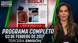 Noticias GDL con Rey Suárez | Programa completo 3 de febrero de 2025