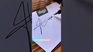 H Signature | Signature Style Of H | signature style of my name H #shorts #youtubeshorts