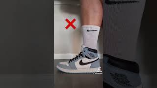 How to wear socks with Jordan 1s #trending #foryou #fyp #shorts #viral #fypシ #foryoupage #sneakers