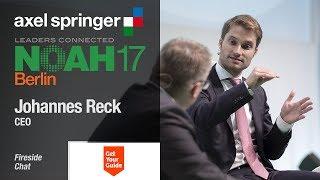 Fireside Chat: Johannes Reck, GetYourGuide & Simon Lehmann, Phocuswright - NOAH17 Berlin