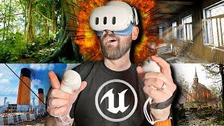 The Best VR Graphics You've EVER SEEN! // Mind Blowing UEVR Experiences (Quest 3)