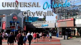 Universal Orlando CityWalk Updated Walk Through and Tour