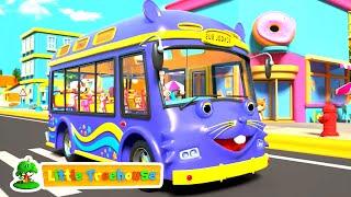 Rodas no ônibus | Canção infantil | Little Treehouse Português | Musica para bebes | Animação