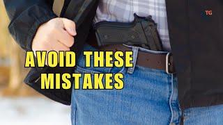 Concealed Carry Mistakes: Avoid These 5 Errors