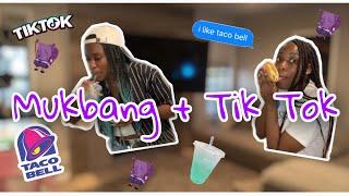 MUKBANG + TRENDY TIK TOK DANCES 2021 | TACO BELL | Nia Ayanna TV