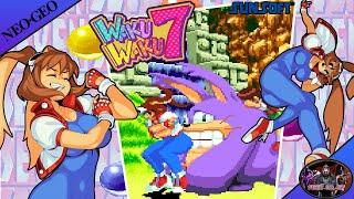 Waku Waku 7 - Arina Makihara Arcade Playthrough [Level 8 Difficulty] (Arcade) (Longplay)