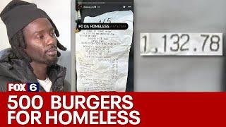 Milwaukee rapper buys 500 McDonald's burgers for community | FOX6 News Milwaukee