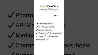 Global Regulatory Services | Satori One Click Solutions LLP #usfda