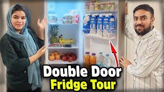 Double Door Fridge Tour in GermanyHum Ne Fridge Mein Kya Kya Rakha?