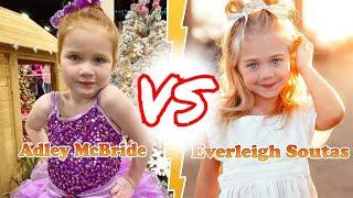 Adley McBride (A for ADLEY) VS Everleigh Rose Transformation  New Stars From Baby To 2024