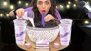 ASMR GIANT BUBBLE TEA *CHEWY & GULPING SOUNDS MUKBANG* (Boba Tea)