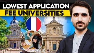 How to Apply to Study in France University Without Application Fee? (Lowest Fee Admission Process)