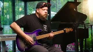 Ernie Ball Music Man: Ryan "Fluff" Bruce Demos the Sabre Guitar in Blurple