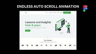 Figma Auto-Scrolling Animation Tutorial  | Create Smooth Endless Scroll in Minutes! #figma